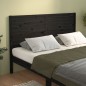vidaXL Kopfteil Schwarz 126x4x100 cm Massivholz Kiefer vidaXL Kopfteil Schwarz 126x4x100 cm Massivholz Kiefer