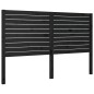 vidaXL Kopfteil Schwarz 126x4x100 cm Massivholz Kiefer vidaXL Kopfteil Schwarz 126x4x100 cm Massivholz Kiefer