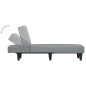 Chaiselongue Hellgrau Stoff Chaiselongue Hellgrau Stoff
