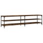vidaXL TV-Schrank Räuchereiche 200x30x50 cm Holzwerkstoff und Metall vidaXL TV-Schrank Räuchereiche 200x30x50 cm Holzwerkstoff und Metall