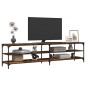 vidaXL TV-Schrank Räuchereiche 200x30x50 cm Holzwerkstoff und Metall vidaXL TV-Schrank Räuchereiche 200x30x50 cm Holzwerkstoff und Metall
