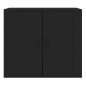vidaXL Sideboard Schwarz 80x33x70 cm Holzwerkstoff vidaXL Sideboard Schwarz 80x33x70 cm Holzwerkstoff