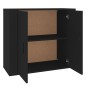 vidaXL Sideboard Schwarz 80x33x70 cm Holzwerkstoff vidaXL Sideboard Schwarz 80x33x70 cm Holzwerkstoff