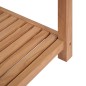 vidaXL Badezimmerregal mit 4 Etagen Teakholz Massiv 42x42x165 cm vidaXL Badezimmerregal mit 4 Etagen Teakholz Massiv 42x42x165 cm