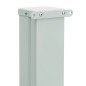 vidaXL Ausziehbare Seitenmarkise 100x300 cm Blau vidaXL Ausziehbare Seitenmarkise 100x300 cm Blau