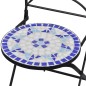 vidaXL Bistrostühle Klappbar 2 Stk. Keramik Blau und Weiß vidaXL Bistrostühle Klappbar 2 Stk. Keramik Blau und Weiß