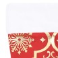 vidaXL Luxus-Weihnachtsbaumdecke mit Socke Rot 90 cm Stoff vidaXL Luxus-Weihnachtsbaumdecke mit Socke Rot 90 cm Stoff