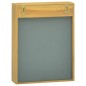 vidaXL Spiegelschrank 30x10x40 cm Massivholz Teak vidaXL Spiegelschrank 30x10x40 cm Massivholz Teak