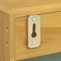 vidaXL Spiegelschrank 30x10x40 cm Massivholz Teak vidaXL Spiegelschrank 30x10x40 cm Massivholz Teak
