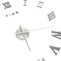 vidaXL 3D-Wanduhr Modernes Design Silbern 100 cm XXL vidaXL 3D-Wanduhr Modernes Design Silbern 100 cm XXL