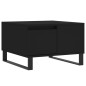 vidaXL Couchtisch Schwarz 55x55x36,5 cm Holzwerkstoff vidaXL Couchtisch Schwarz 55x55x36,5 cm Holzwerkstoff