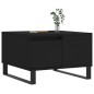 vidaXL Couchtisch Schwarz 55x55x36,5 cm Holzwerkstoff vidaXL Couchtisch Schwarz 55x55x36,5 cm Holzwerkstoff