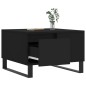 vidaXL Couchtisch Schwarz 55x55x36,5 cm Holzwerkstoff vidaXL Couchtisch Schwarz 55x55x36,5 cm Holzwerkstoff