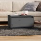 vidaXL Couchtisch Grau 55x56x32 cm Massivholz Kiefer vidaXL Couchtisch Grau 55x56x32 cm Massivholz Kiefer