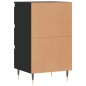 vidaXL Sideboard Schwarz 40x35x70 cm Holzwerkstoff vidaXL Sideboard Schwarz 40x35x70 cm Holzwerkstoff