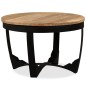 vidaXL Beistelltisch Raues Mangoholz Massiv 60 x 40 cm vidaXL Beistelltisch Raues Mangoholz Massiv 60 x 40 cm