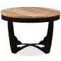 vidaXL Beistelltisch Raues Mangoholz Massiv 60 x 40 cm vidaXL Beistelltisch Raues Mangoholz Massiv 60 x 40 cm