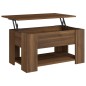 vidaXL Couchtisch Braun Eichen-Optik 79x49x41 cm Holzwerkstoff