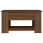 vidaXL Couchtisch Braun Eichen-Optik 79x49x41 cm Holzwerkstoff