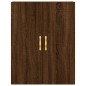 Highboard Braun Eichen-Optik 69,5x34x180 cm Holzwerkstoff Highboard Braun Eichen-Optik 69,5x34x180 cm Holzwerkstoff