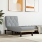 Chaiselongue Hellgrau Stoff Chaiselongue Hellgrau Stoff