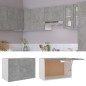 vidaXL Hängeschrank Betongrau 60x31x40 cm Holzwerkstoff vidaXL Hängeschrank Betongrau 60x31x40 cm Holzwerkstoff