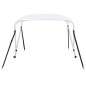 vidaXL 2-Bow Bimini Top Weiß 150x120x110 cm vidaXL 2-Bow Bimini Top Weiß 150x120x110 cm