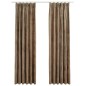 vidaXL Verdunkelungsvorhänge mit Haken 2 Stk. Samt Beige 140x175cm vidaXL Verdunkelungsvorhänge mit Haken 2 Stk. Samt Beige 140x175cm