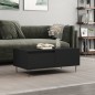 vidaXL Couchtisch Schwarz 90x50x36,5 cm Holzwerkstoff vidaXL Couchtisch Schwarz 90x50x36,5 cm Holzwerkstoff