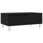 vidaXL Couchtisch Schwarz 90x50x36,5 cm Holzwerkstoff vidaXL Couchtisch Schwarz 90x50x36,5 cm Holzwerkstoff