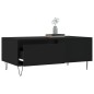vidaXL Couchtisch Schwarz 90x50x36,5 cm Holzwerkstoff vidaXL Couchtisch Schwarz 90x50x36,5 cm Holzwerkstoff