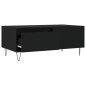 vidaXL Couchtisch Schwarz 90x50x36,5 cm Holzwerkstoff vidaXL Couchtisch Schwarz 90x50x36,5 cm Holzwerkstoff