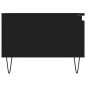 vidaXL Couchtisch Schwarz 90x50x36,5 cm Holzwerkstoff vidaXL Couchtisch Schwarz 90x50x36,5 cm Holzwerkstoff