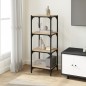 vidaXL Bücherregal Sonoma-Eiche 40x33x100 cm Holzwerkstoff und Stahl vidaXL Bücherregal Sonoma-Eiche 40x33x100 cm Holzwerkstoff und Stahl