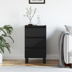 vidaXL Sideboard Schwarz 40x35x70 cm Holzwerkstoff