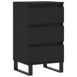 vidaXL Sideboard Schwarz 40x35x70 cm Holzwerkstoff