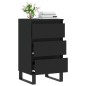 vidaXL Sideboard Schwarz 40x35x70 cm Holzwerkstoff vidaXL Sideboard Schwarz 40x35x70 cm Holzwerkstoff