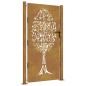 vidaXL Gartentor 105x180 cm Cortenstahl Baum-Design vidaXL Gartentor 105x180 cm Cortenstahl Baum-Design