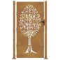 vidaXL Gartentor 105x180 cm Cortenstahl Baum-Design vidaXL Gartentor 105x180 cm Cortenstahl Baum-Design