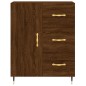 Highboard Braun Eichen-Optik 69,5x34x180 cm Holzwerkstoff Highboard Braun Eichen-Optik 69,5x34x180 cm Holzwerkstoff