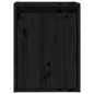 vidaXL Wandschränke 2 Stk. Schwarz 30x30x40 cm Massivholz Kiefer vidaXL Wandschränke 2 Stk. Schwarz 30x30x40 cm Massivholz Kiefer