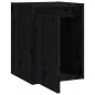 vidaXL Wandschränke 2 Stk. Schwarz 30x30x40 cm Massivholz Kiefer vidaXL Wandschränke 2 Stk. Schwarz 30x30x40 cm Massivholz Kiefer
