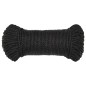 vidaXL Arbeitsseil Schwarz 6 mm 50 m Polypropylen vidaXL Arbeitsseil Schwarz 6 mm 50 m Polypropylen