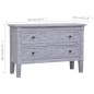 vidaXL Sideboard mit 2 Schubladen 90 x 30 x 60 cm Massivholz Mahagoni vidaXL Sideboard mit 2 Schubladen 90 x 30 x 60 cm Massivholz Mahagoni