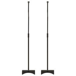 vidaXL Universal-Lautsprecherständer 2 Stk. Schwarz 
