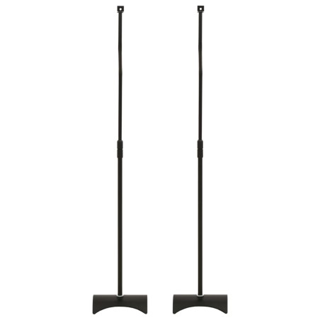 vidaXL Universal-Lautsprecherständer 2 Stk. Schwarz 
