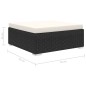 5-tlg. Garten-Lounge-Set mit Auflagen Poly Rattan Schwarz 5-tlg. Garten-Lounge-Set mit Auflagen Poly Rattan Schwarz