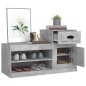 vidaXL Schuhschrank Betongrau 100x42x60 cm Holzwerkstoff vidaXL Schuhschrank Betongrau 100x42x60 cm Holzwerkstoff