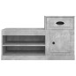 vidaXL Schuhschrank Betongrau 100x42x60 cm Holzwerkstoff vidaXL Schuhschrank Betongrau 100x42x60 cm Holzwerkstoff