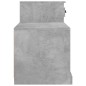 vidaXL Schuhschrank Betongrau 100x42x60 cm Holzwerkstoff vidaXL Schuhschrank Betongrau 100x42x60 cm Holzwerkstoff